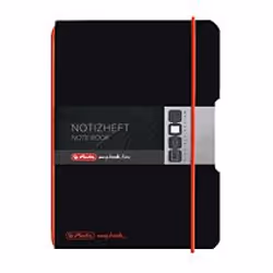 Herlitz 11361599 bloc-notes A6 40 feuilles Noir
