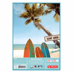 Herlitz 494419 bloc-notes A4 20 feuilles Multicolore