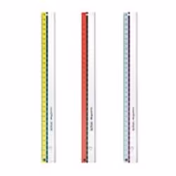 Herlitz 1136799, Plastique, Bleu, Rouge, Blanc, Jaune, 300 mm