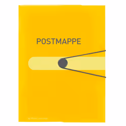 Herlitz 11394343, Porte-documents, A4, Polypropylène (PP), Jaune, Elastique, 1 pièce(s)