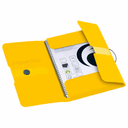 Herlitz 11394343 fichier Polypropylène (PP) Jaune A4