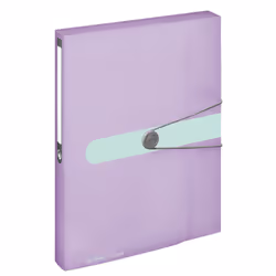 Herlitz 11408994, Lilas, Transparent, Polypropylène (PP), A4, 4 cm, 1 pièce(s)