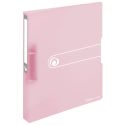 Herlitz 11409026 classeur à anneaux Rose, Transparent