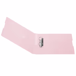 Herlitz 11409026 classeur à anneaux Rose, Transparent