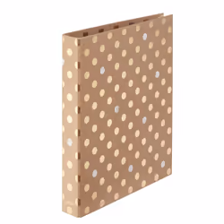 Herlitz Pure Glam, A4, Carton, Or, 2,5 cm