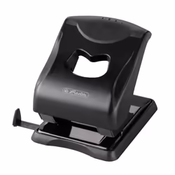 Herlitz 50025428, Noir, Noir, Métal, Plastique, 8 cm