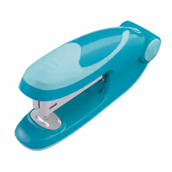 Herlitz 50025435, Turquoise, Agrafes classiques, Métal, Plastique, Caoutchouc, Haut, 50 agrafes, Boîte