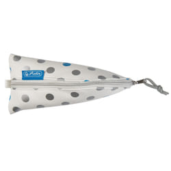 Herlitz Frozen Glam Trousse à crayons Polyuréthane Bleu, Argent, Blanc