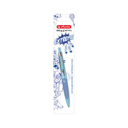 Herlitz my.pen Bleu Stylo à bille rétractable avec clip 1 pièce(s)