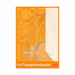 Herlitz 696401, Orange, 30 feuilles, A4, 65 g/m², Papier