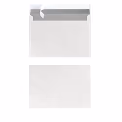 Herlitz 764258, C6 (114 x 162 mm), Blanc, Papier, 75 g/m², Forest Stewardship Council (FSC), 162 mm
