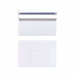 Herlitz 768614, C6 (114 x 162 mm), Blanc, C6 (114 x 162 mm), Papier, 75 g/m², Forest Stewardship Council (FSC) Mix