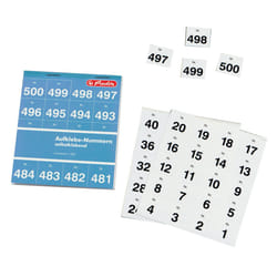 Herlitz 791871 autocollant décoratif Papier Noir, Blanc 500 pièce(s)