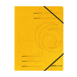 Herlitz 11387164 fichier Carton Jaune A4