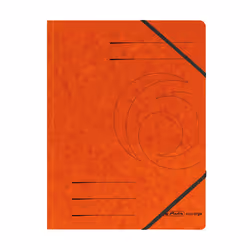 Herlitz 972463, Porte-documents, A4, Carton, Orange, Mat, 1 pièce(s)