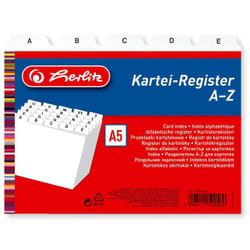 Herlitz 1500560 intercalaire de classement Polypropylène (PP) Blanc