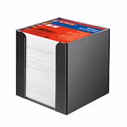 Herlitz 1600360, 700 feuilles, Noir, Plastique, 90 mm, 90 mm, 90 mm