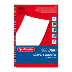 Herlitz 5033402 papier jet d'encre A4 (210x297 mm) 500 feuilles Blanc