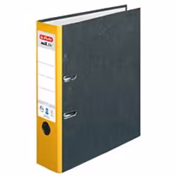 Herlitz 05171103, A4, Carton, Noir, Jaune, 8 cm, 1 pièce(s)