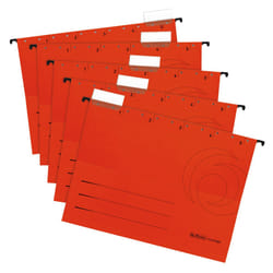 Herlitz 5874698 dossier suspendu Carton Rouge 5 pièce(s)
