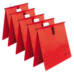 Herlitz 5874995 dossier suspendu Carton Rouge 5 pièce(s)
