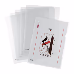 Herlitz 5914304, Porte-documents, A4, Polypropylène (PP), Transparent, Mat, Paysage/portrait