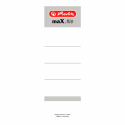 Herlitz maX.file, Blanc, Rectangle, Classeur, 80 mm, 10 pièce(s)