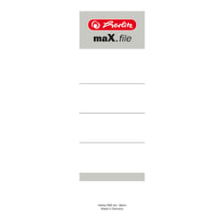 Herlitz maX.file étiquette auto-collante Rectangle Blanc 10 pièce(s)