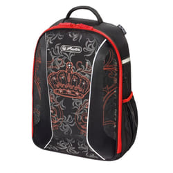 Herlitz Be.Bag Airgo Royalty sac à dos Cartable sac à dos Noir, Rouge