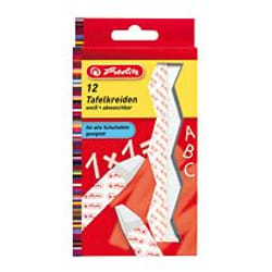 Herlitz 08648107 craie Blanc 12 pièce(s)