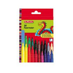 Herlitz 08649238 stylo-feutre Multicolore 20 pièce(s)