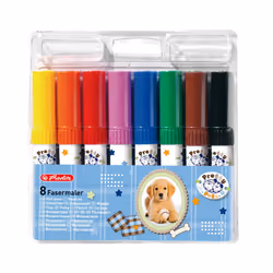 Herlitz 8651416, Couleurs assorties, 8 pièce(s)