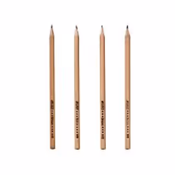 Herlitz 08670556, HB, Bois, Hexagonal, 4 pièce(s)
