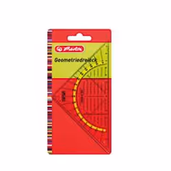 Herlitz 08700304 triangle Plastique Transparent 1 pièce(s)