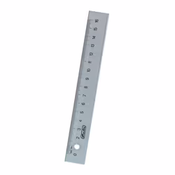 Herlitz 8700601, Règle de bureau, Plastique, Transparent, cm, mm, 160 mm, 1 pièce(s)