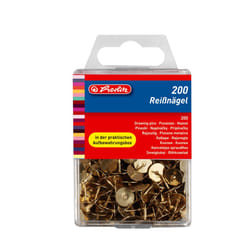 Herlitz 8770208 Fixation de bureau Laiton 200 pièce(s)