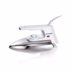 Severin BA 3211, Fer à repasser à sec ou à vapeur, Bleu, Argent, 0,05 L, 1000 W