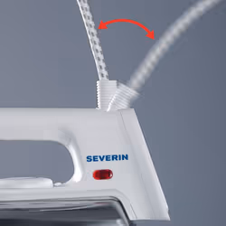 Severin BA 3211 fer à repasser Fer à repasser à sec ou à vapeur 1000 W Bleu, Argent - Vue supplémentaire 4