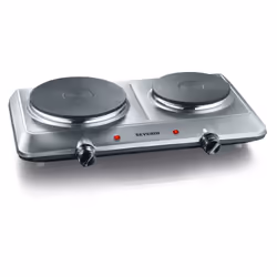 Severin DK 1014, Acier inoxydable, Comptoir, Plaque scellée, Acier inoxydable, 2 zone(s), 2 zone(s)