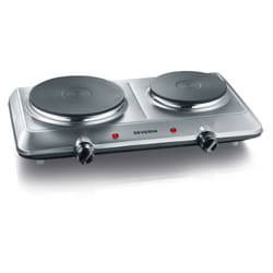 Severin DK 1014 Acier inoxydable Comptoir Plaque scellée 2 zone(s)