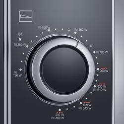 Severin MW 7874 micro-onde Comptoir Micro-onde combiné 20 L 700 W Argent, Acier inoxydable