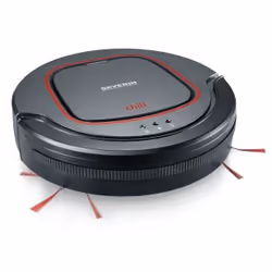 Severin Chill, Sans sac, Noir, Gris, Rouge, Rond, LED, 0,35 L, 65 dB