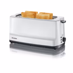 Severin AT 2234, 4 part(s), Gris, Blanc, Acier inoxydable, Boutons, Rotatif, 1400 W, 185 mm