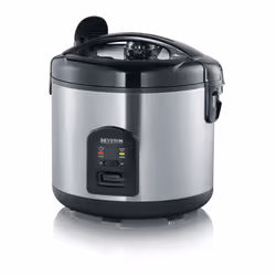 Severin RK 2425, Noir, Acier inoxydable, 3 L, Boutons, Acier inoxydable, 650 W, 280 mm