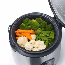 Severin RK 2425 cuiseur à riz 3 L 650 W Noir, Acier inoxydable