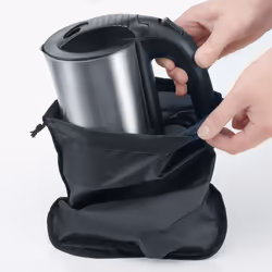 Severin WK 3646 bouilloire 0,5 L 1000 W Noir, Acier inoxydable