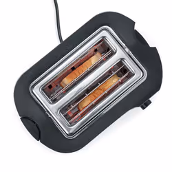 Severin AT 2589 grille-pain 2 part(s) 800 W Noir, Acier inoxydable