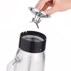 Severin SM 3734 blender 1 L Mélangeur de table 500 W Noir, Acier inoxydable - Vue supplémentaire 5