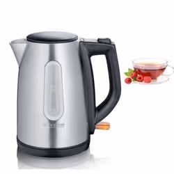 Severin WK 3469 bouilloire 1 L 2200 W Noir, Acier inoxydable