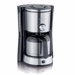 Severin KA 4845, Machine à café filtre, 1 L, Café moulu, 1000 W, Noir, Acier inoxydable